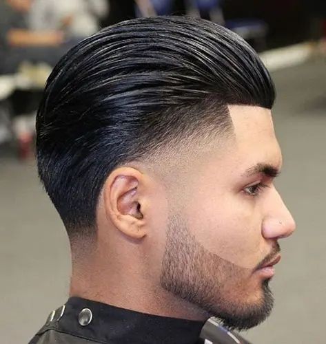 Low Taper Fade Long Hair