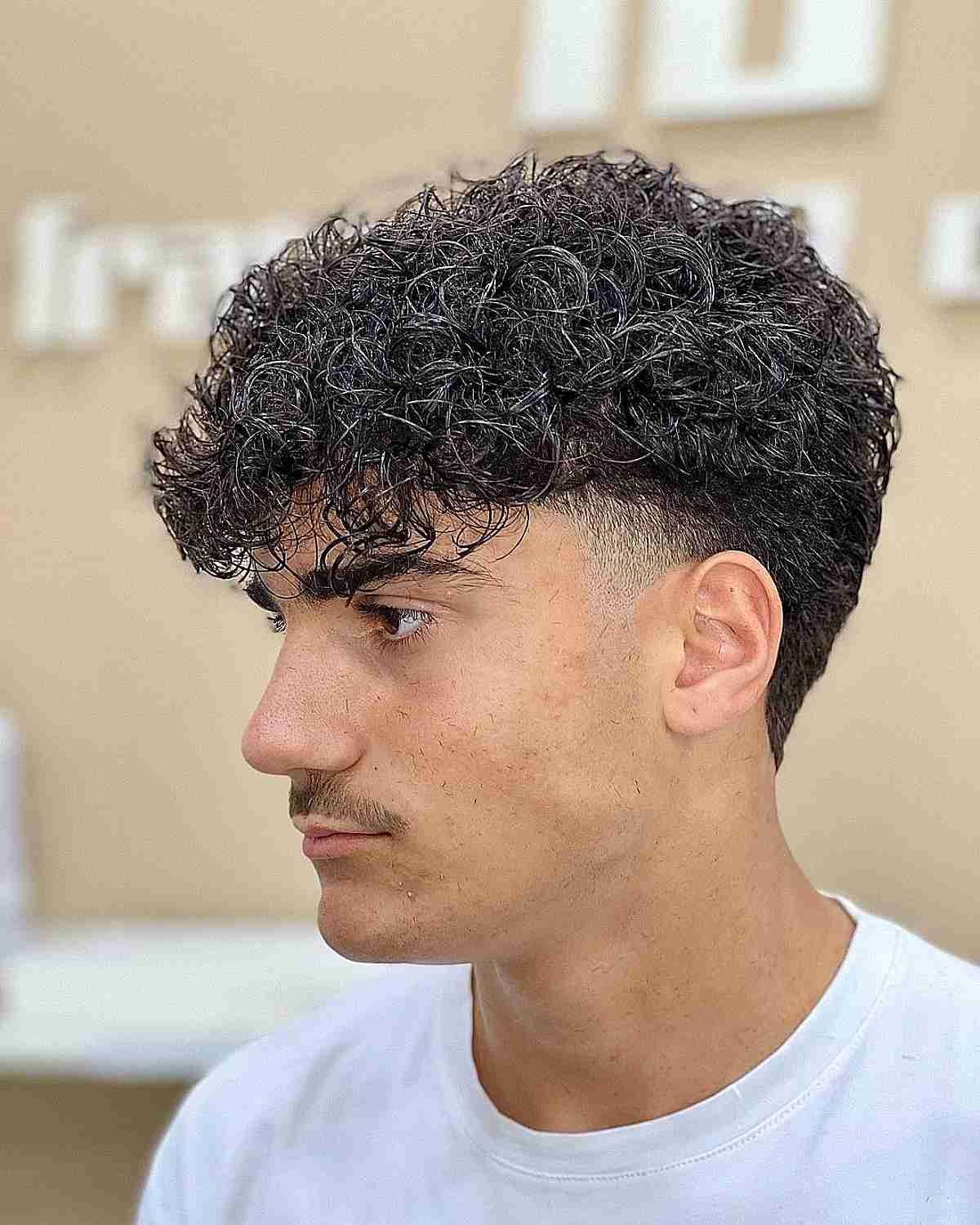 Low Taper Messy Long Hair