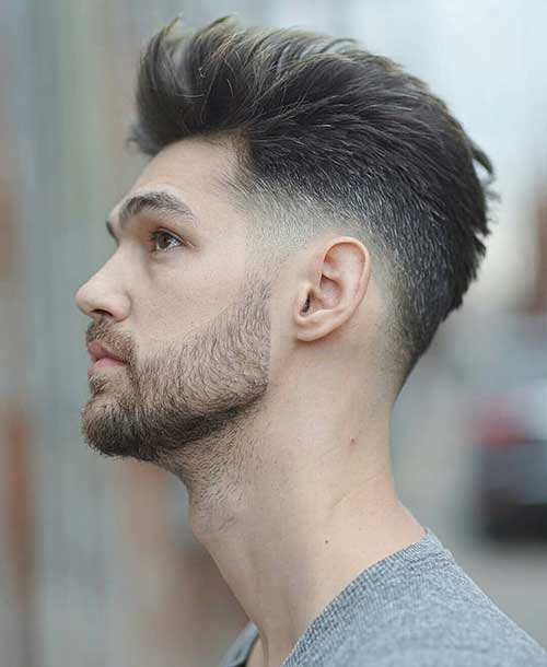 Low Taper Fade Straight Hair